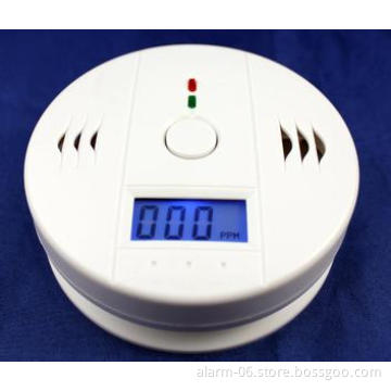 LCD portable carbon monixide detector with CE to detector the co